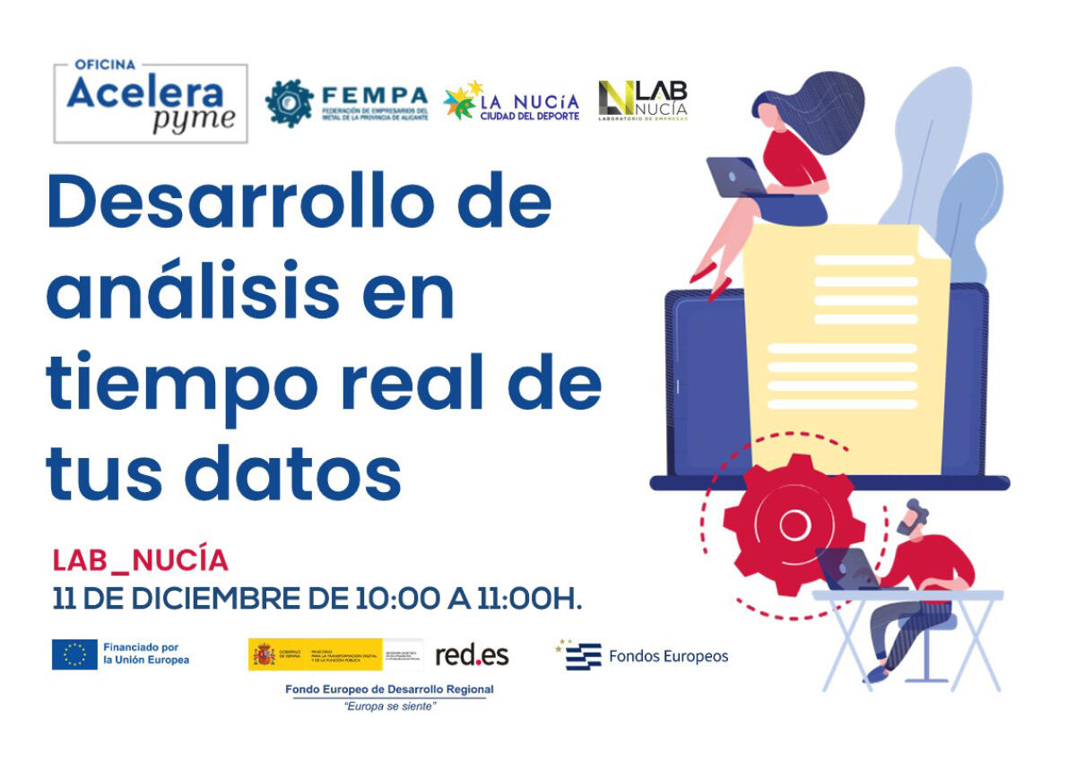 Lab_Nucia programa un taller de análisis de datos en tiempo real