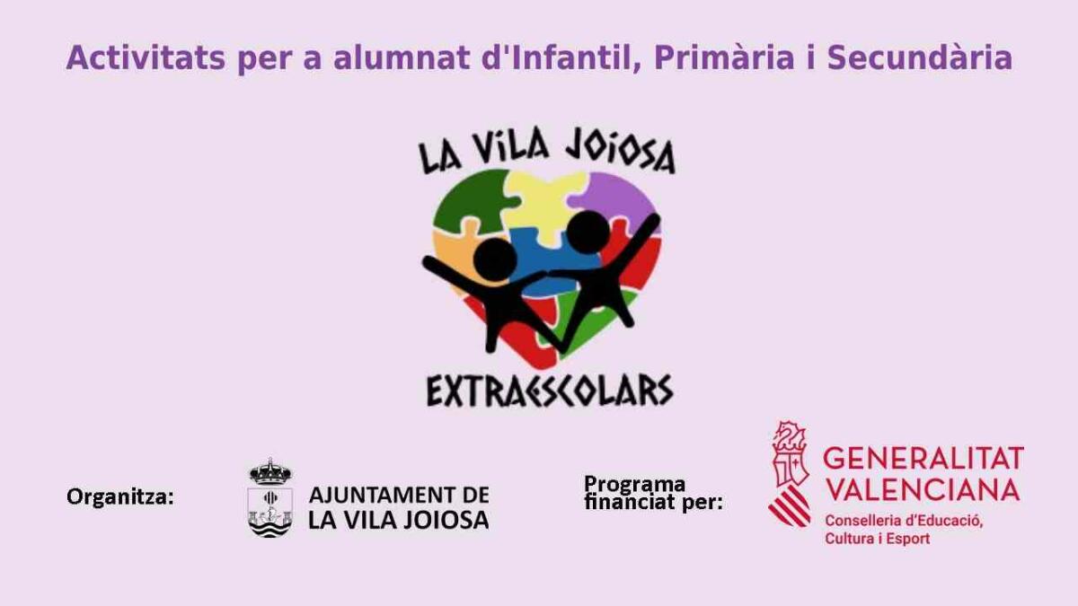 Educación lanza una serie de actividades subvencionadas por Conselleria para el alumnado  de infantil, primaria y secundaria