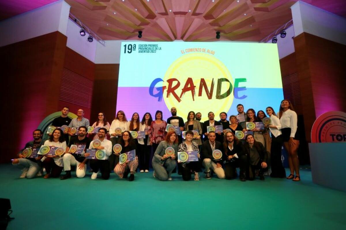 La Diputación reconoce el talento de los jóvenes de la provincia en la Gala de los Premios #TopCreation2022