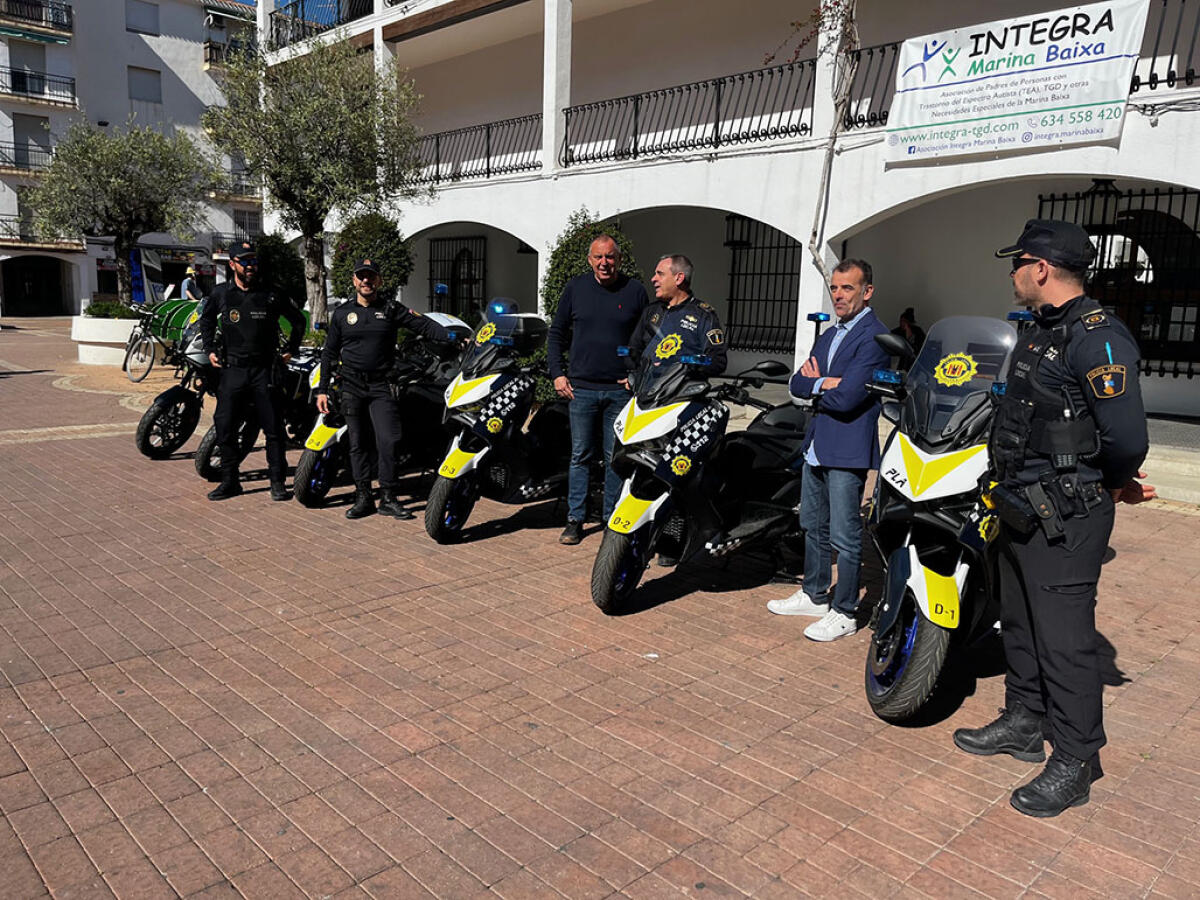 La Polic&iacute;a Local de Altea amplia su flota de veh&iacute;culos con seis nuevas motocicletas