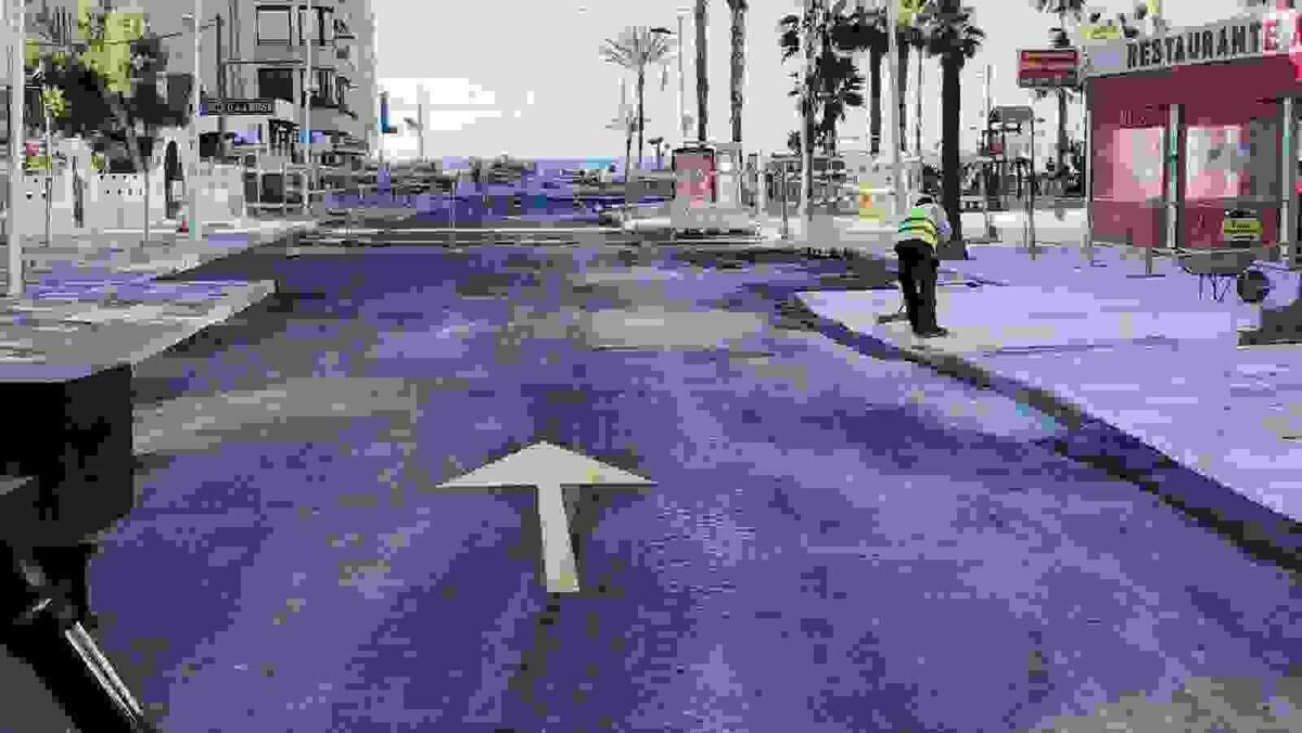 Abren a la circulación la avenida Marina Baixa de La Cala de Finestrat en sentido bajada hacia la playa