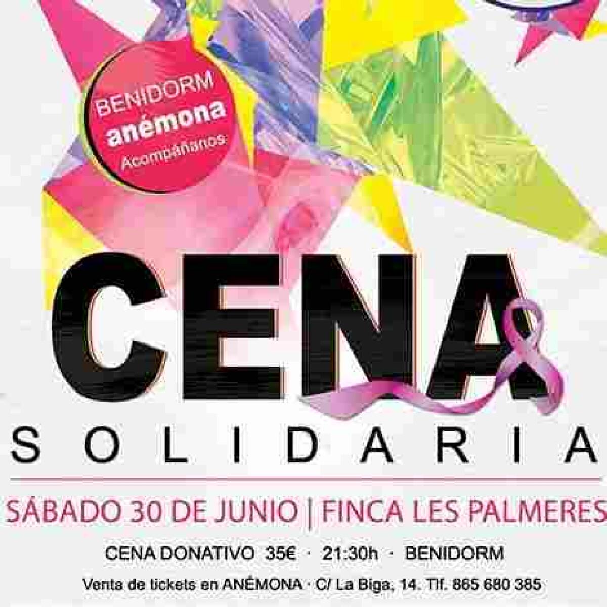 La cena solidaria de An&eacute;mona se celebra este s&aacute;bado en la Finca Les Palmeres