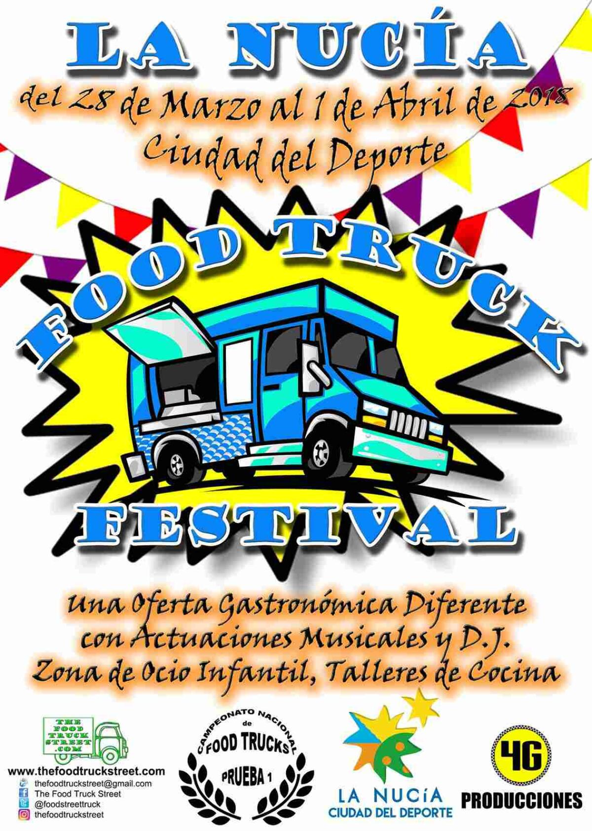 La Nuc&iacute;a Sport Xperience contar&aacute;  con el &ldquo;Festival Nacional de Food Trucks&rdquo;