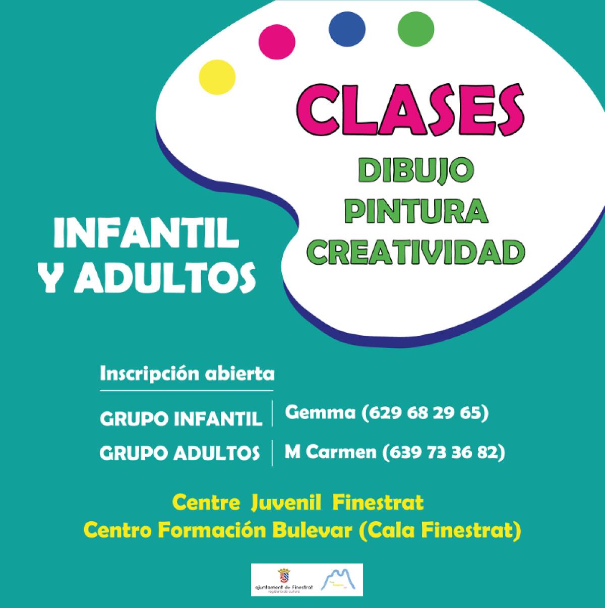 EL LUNES 4 DE SEPTIEMBRE VUELVEN LAS CLASES DE DIBUJO Y PINTURA DE L’ESCOLA PUIG CAMPANA ART DE FINESTRAT 