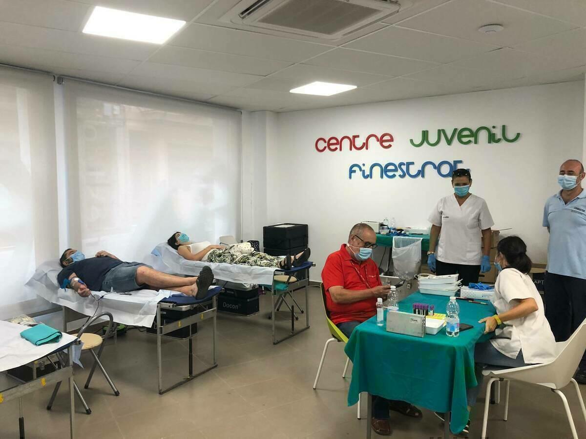 FINESTRAT CELEBRA ESTE VIERNES UNA NUEVA JORNADA DE DONACI&Oacute;N DE SANGRE EN EL CENTRE JUVENIL