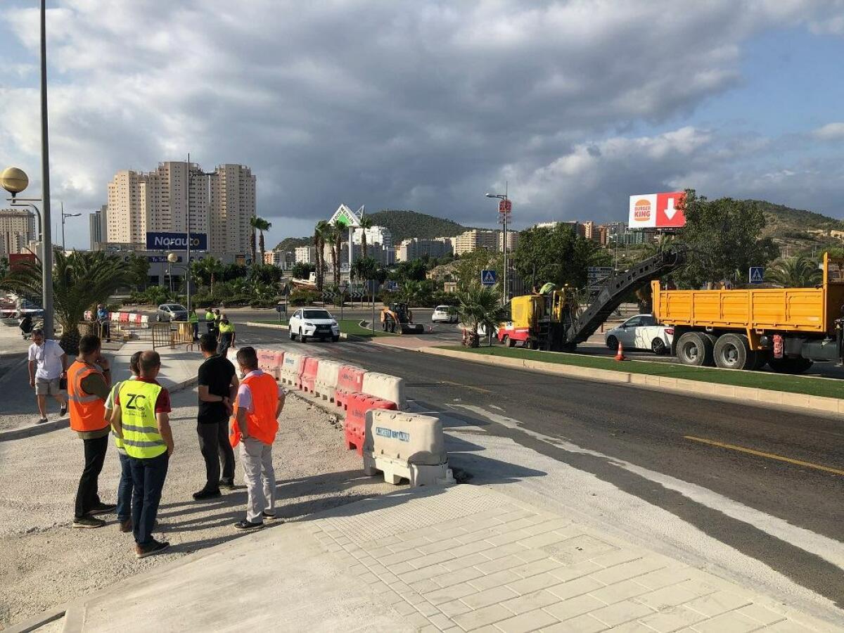 RECTA FINAL DE LAS OBRAS DE “LA CAJOLA” PARA ABRIR UN NUEVO ACCESO A ESTA ZONA DEL BULEVAR INDUSTRIAL 