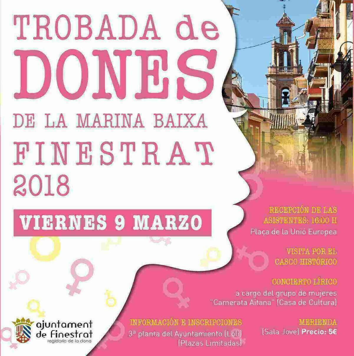 Presentaci&oacute;n de la &ldquo;XVII Trobada de Dones de la Marina Baixa&rdquo; que se celebra el pr&oacute;ximo viernes en Finestrat