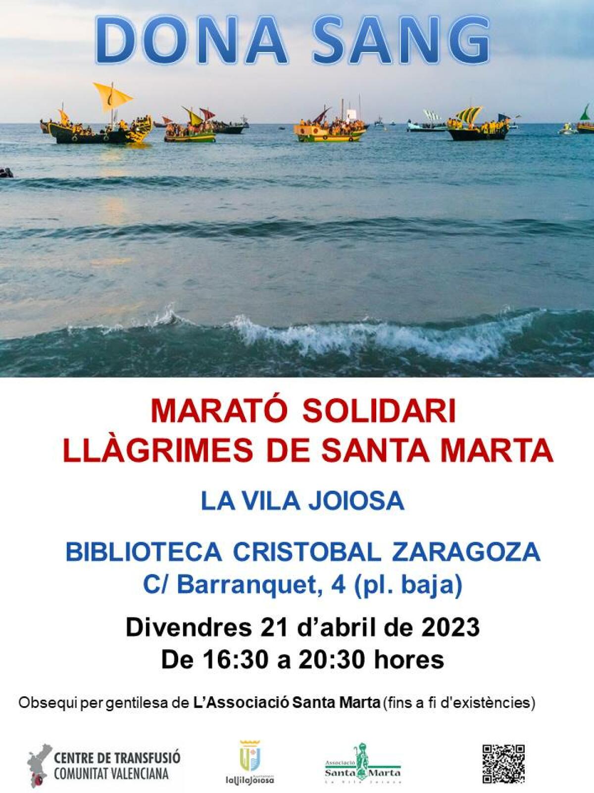 El Ayuntamiento de la Vila Joiosa y la Asociación Santa Marta presentan el programa de ‘Llàgrimes de Santa Marta’ para este 2023