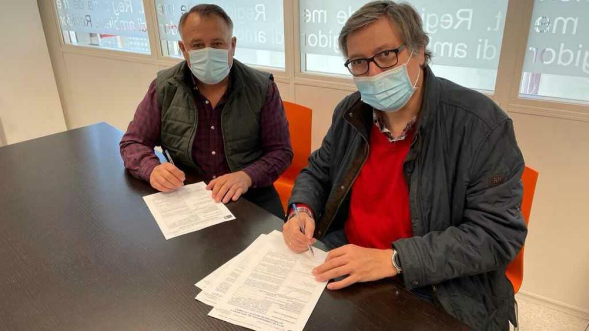 La Vila firma el acta de replanteo del nuevo colector de saneamiento de la partida Secanet