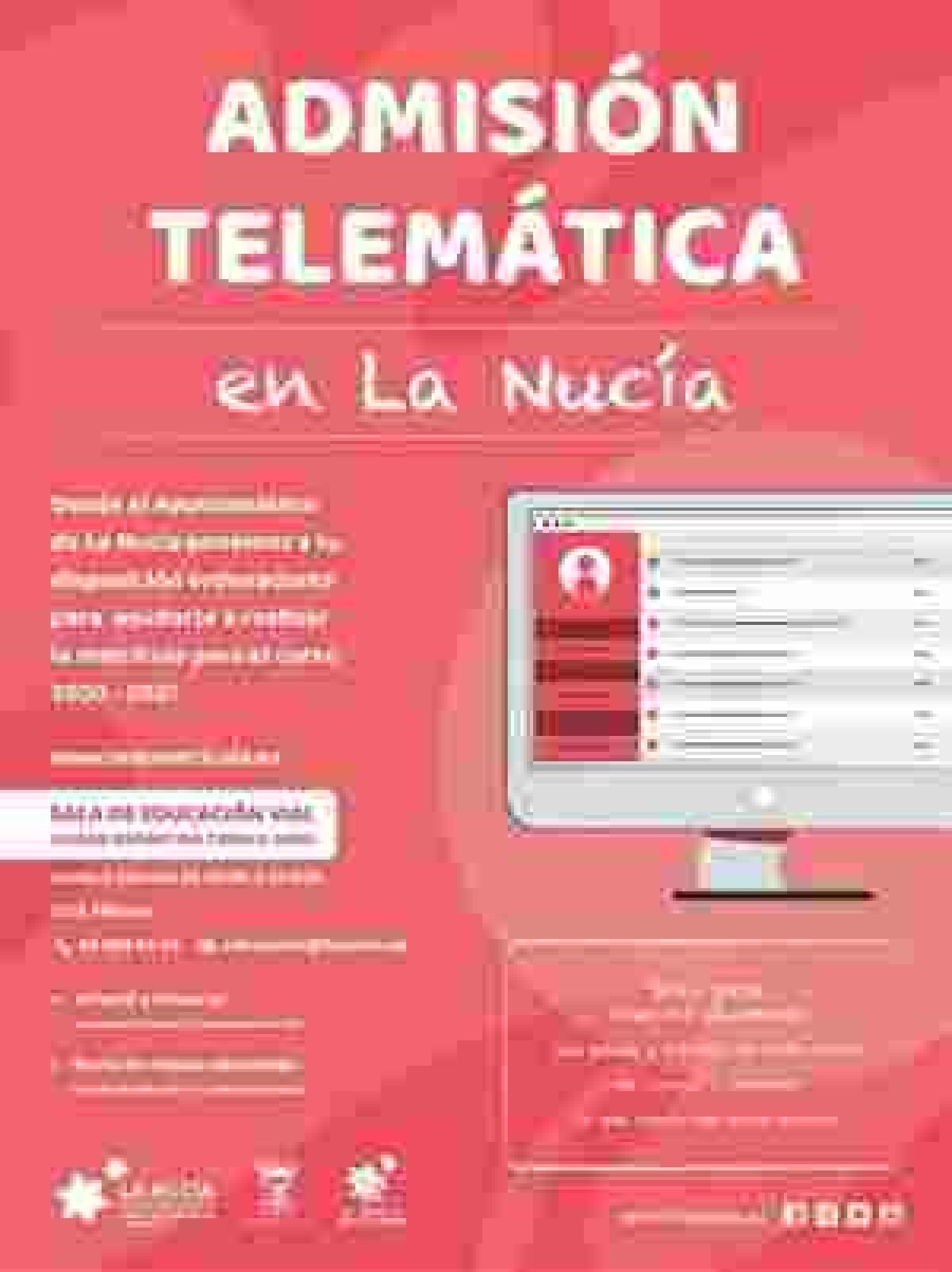 La matriculaci&oacute;n escolar comienza hoy 8 de junio y s&oacute;lo de forma telem&aacute;tica.