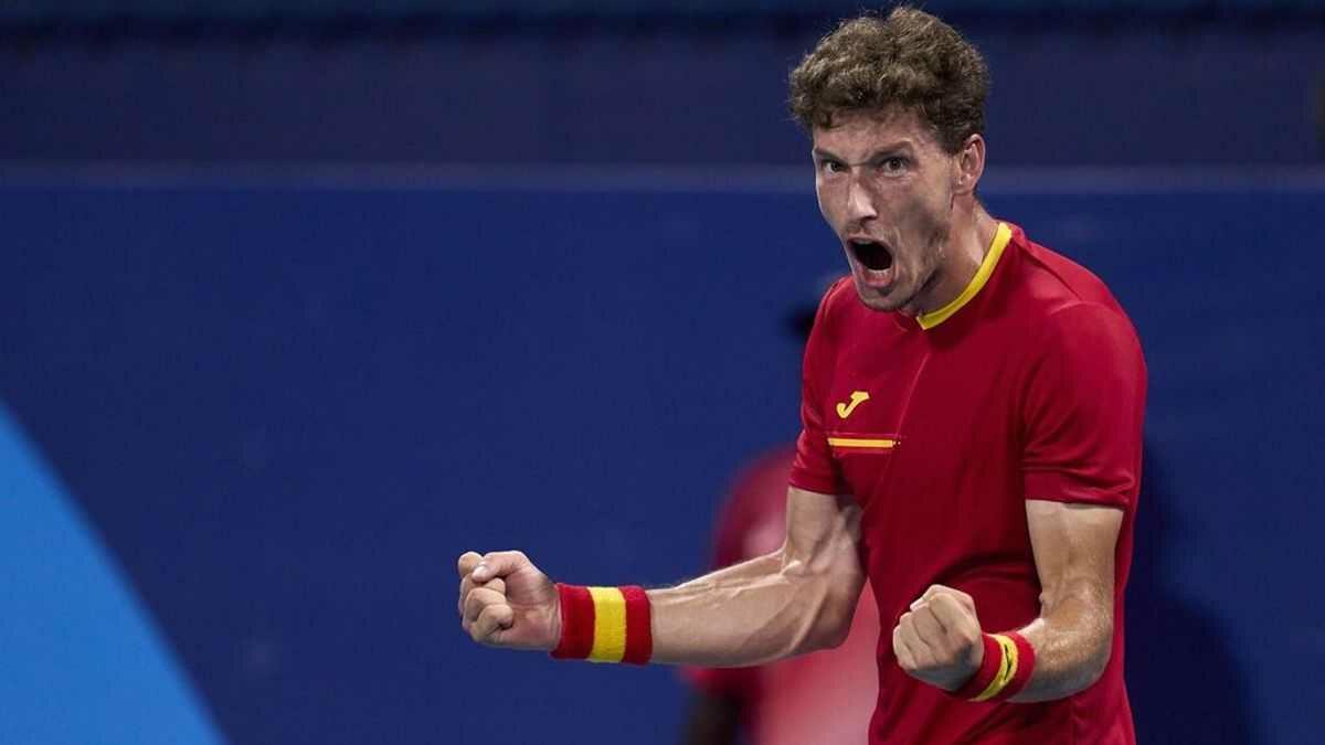 Carreño se cuelga el bronce ante un Djokovick que acabó lanzando la raqueta a la grada