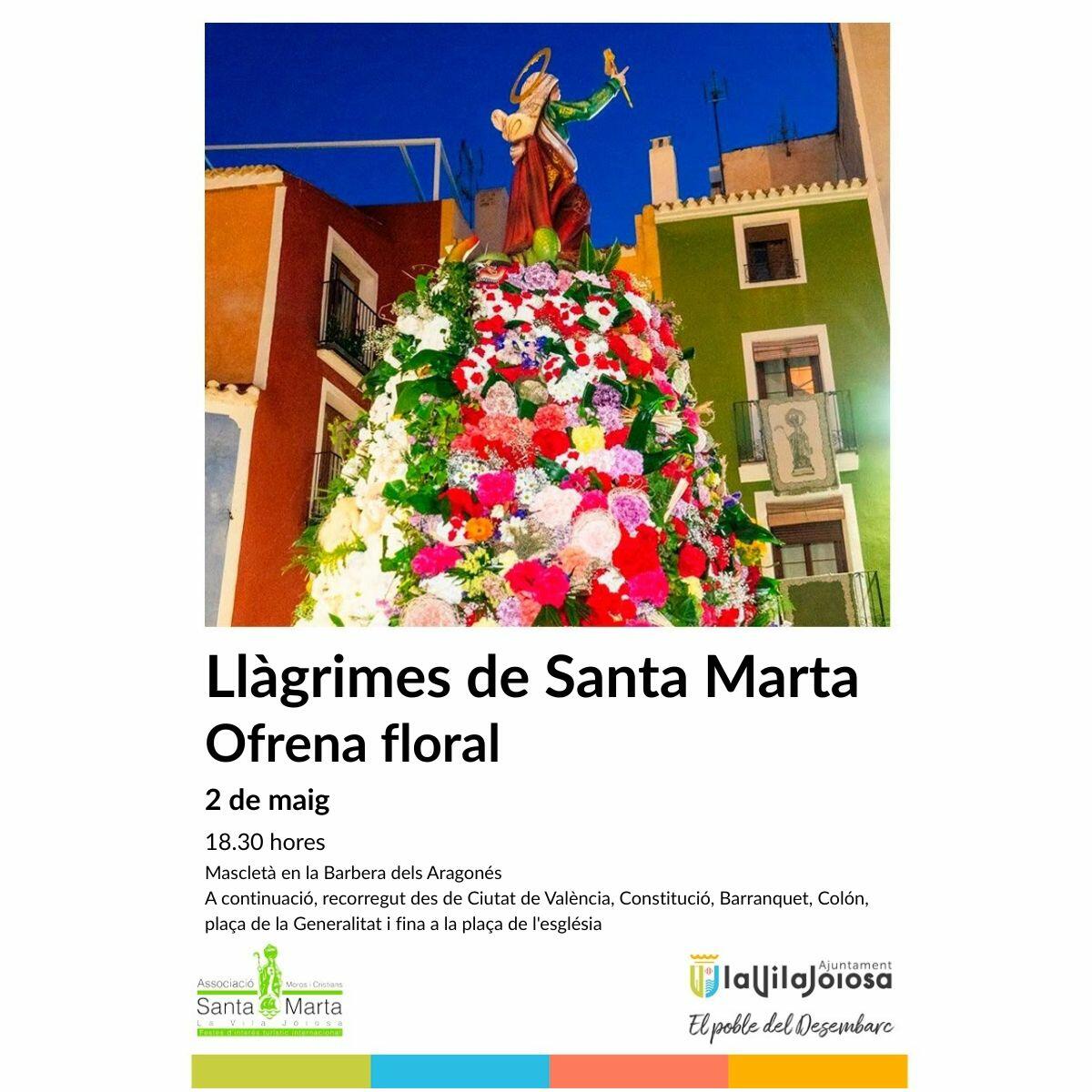 Villajoyosa celebra este fin de semana la festividad de las L&aacute;grimas de Santa Marta