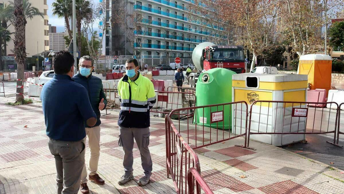 Benidorm mejora la movilidad y accesibilidad con una nueva rotonda en la confluencia de las calles Ibiza, Filipinas y Bernat de Sarrià