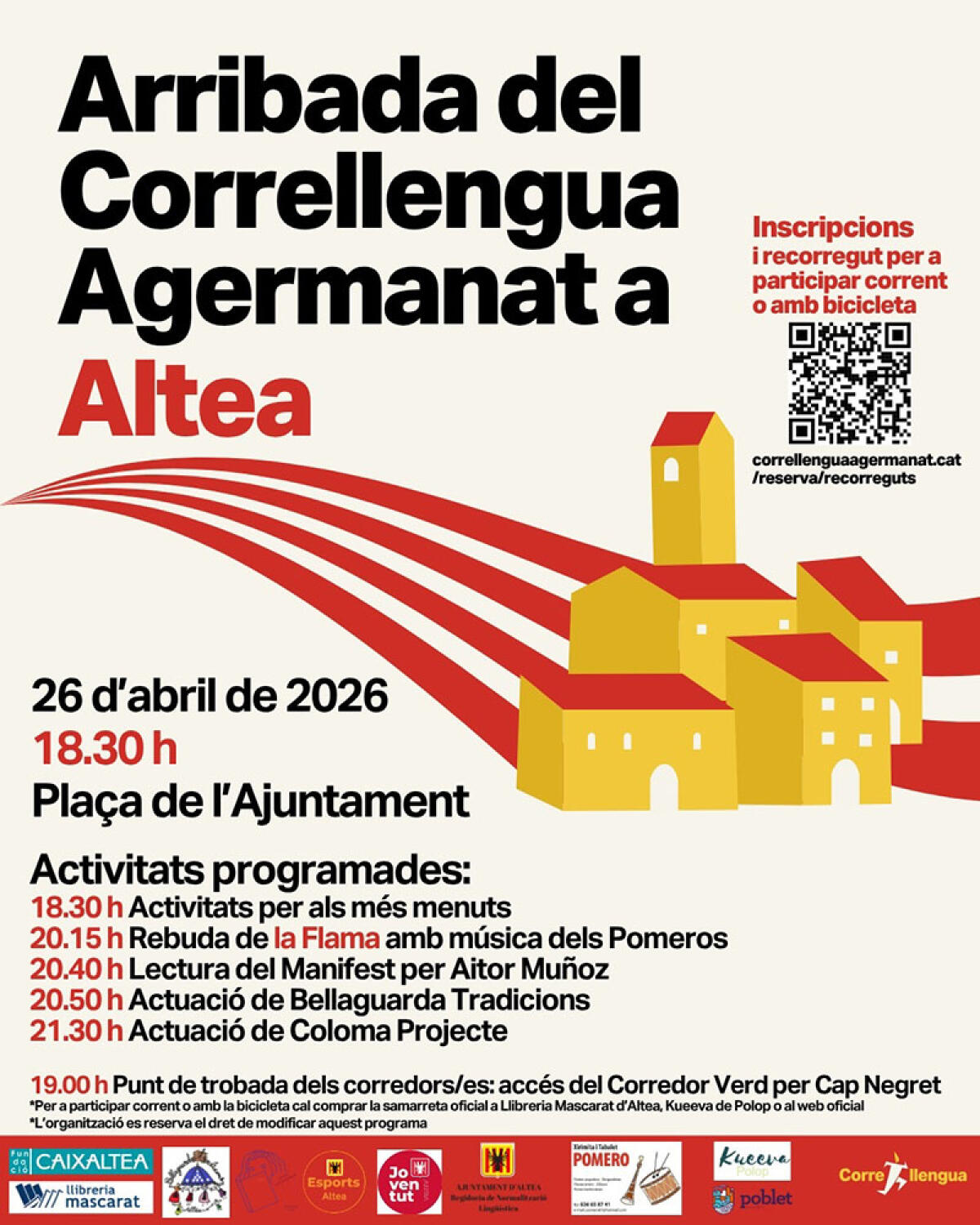 Llega a Altea el Correllengua Agermanat