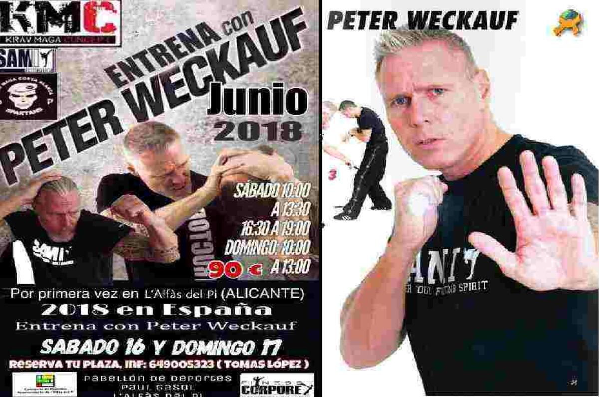 Peter Weckauf estar&aacute; en l&rsquo;Alf&agrave;s del Pi impartiendo un curso espec&iacute;fico de defensa personal