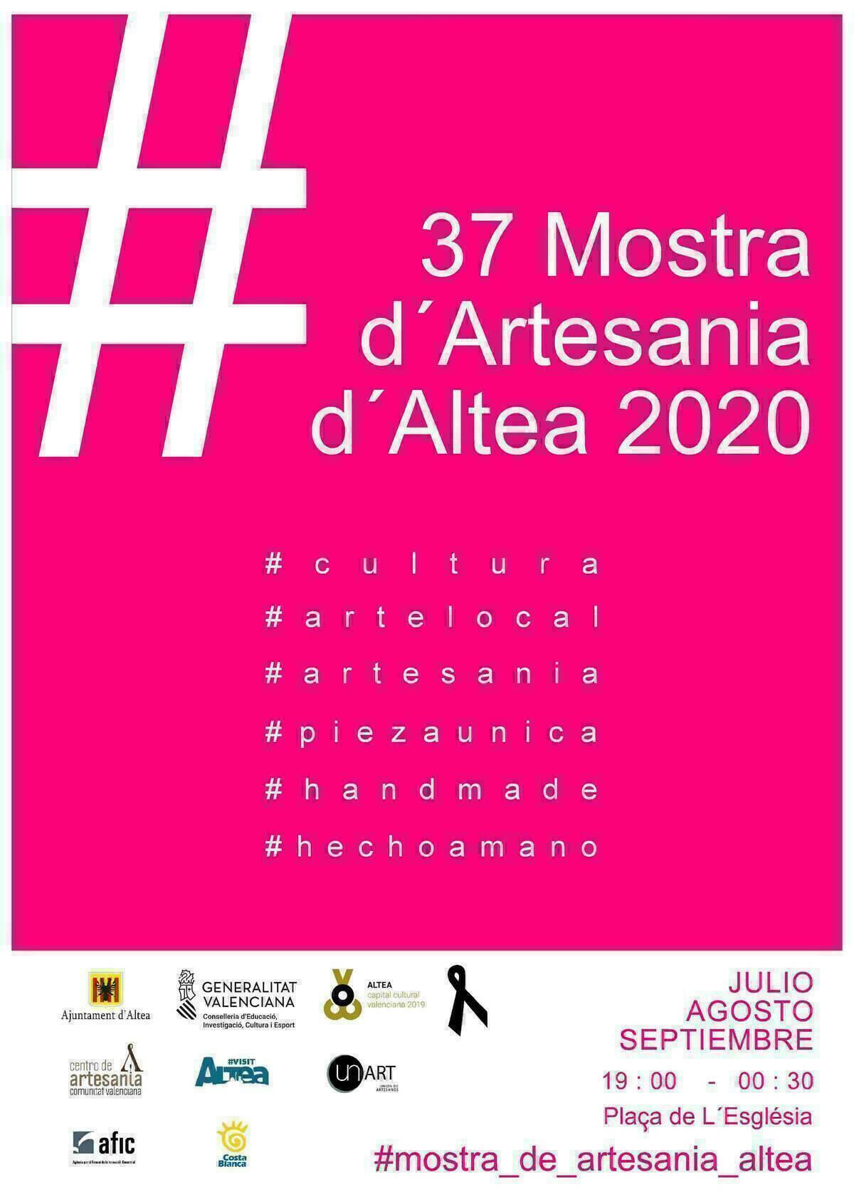 La plaza de la Iglesia da la bienvenida a la 37&ordf; edici&oacute;n de la Mostra d&rsquo;Artesania.