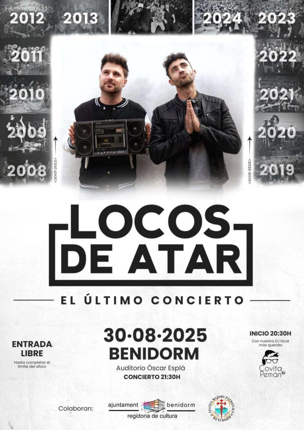 Agenda de cultura gratuita comarcal del 25 al 31 de agosto