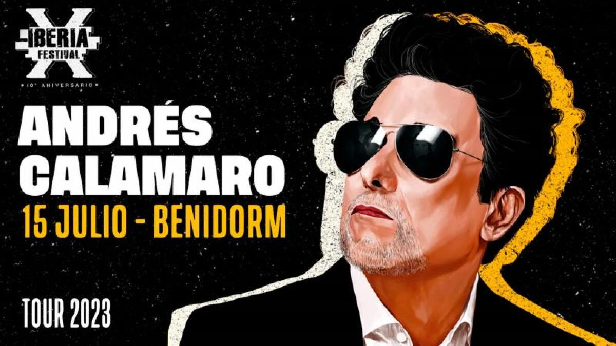 El Iberia Festival completa su 10º aniversario con un concierto de Andrés Calamaro el 15 de julio