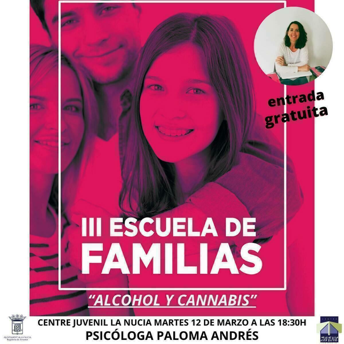 Última sesión de la Escuela de Familias el próximo martes