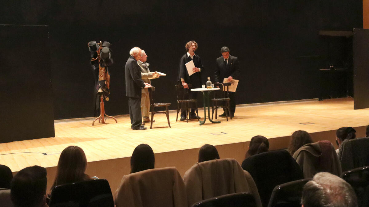 El Salón de Actos acoge la lectura dramatizada de ‘Los últimos meses de Gustavo Adolfo Bécquer’ en la Semana Cultural de FMP 