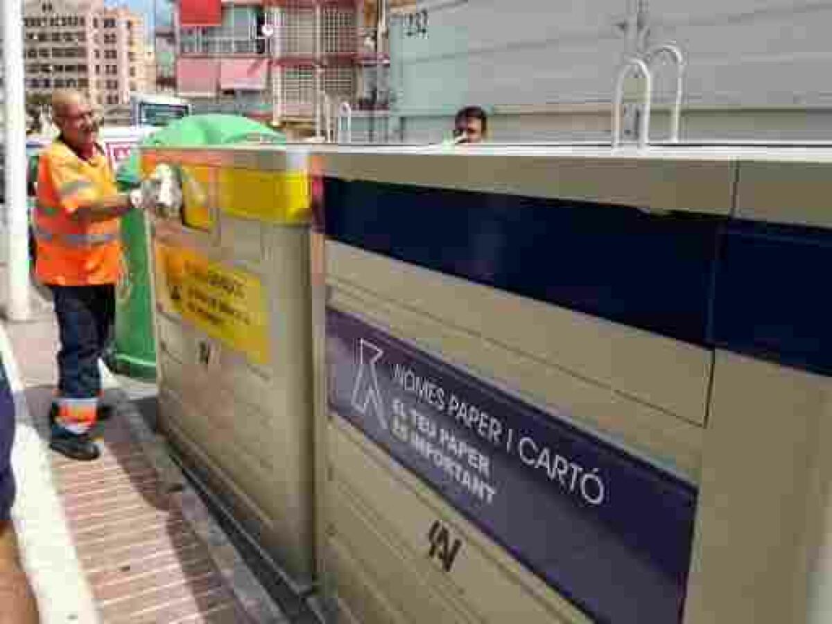 Finestrat empieza a sustituir m&aacute;s de 400 contenedores de basura y 50 puntos de recogida selectiva de residuos