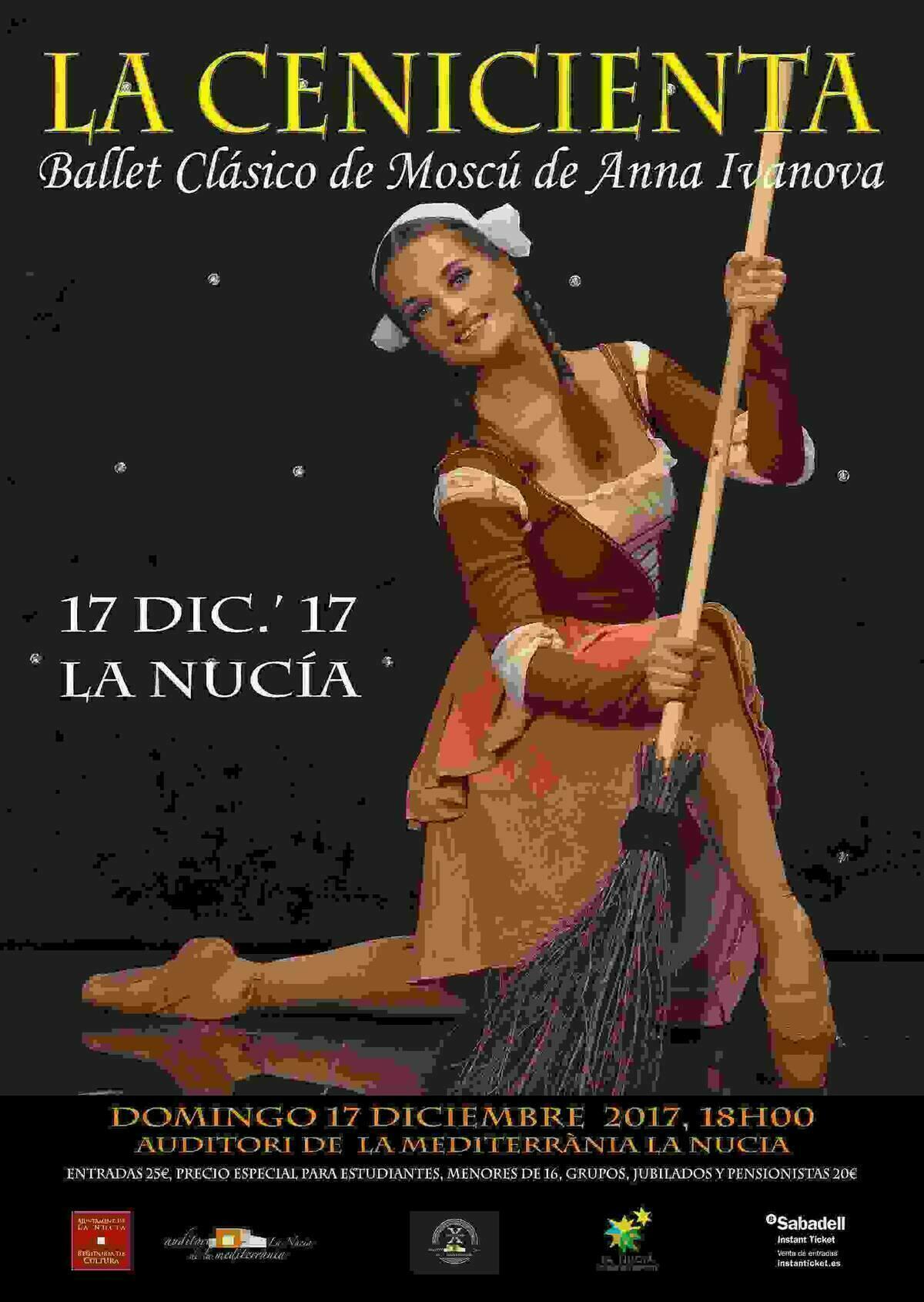 El Ballet Cl&aacute;sico de Mosc&uacute; hace  el estreno nacional de &ldquo;La Cenicienta&rdquo;  en La Nuc&iacute;a