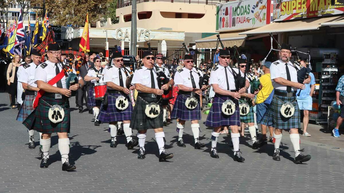 La Royal Bristish Legion celebra en Benidorm el ‘Poppy Appeal’