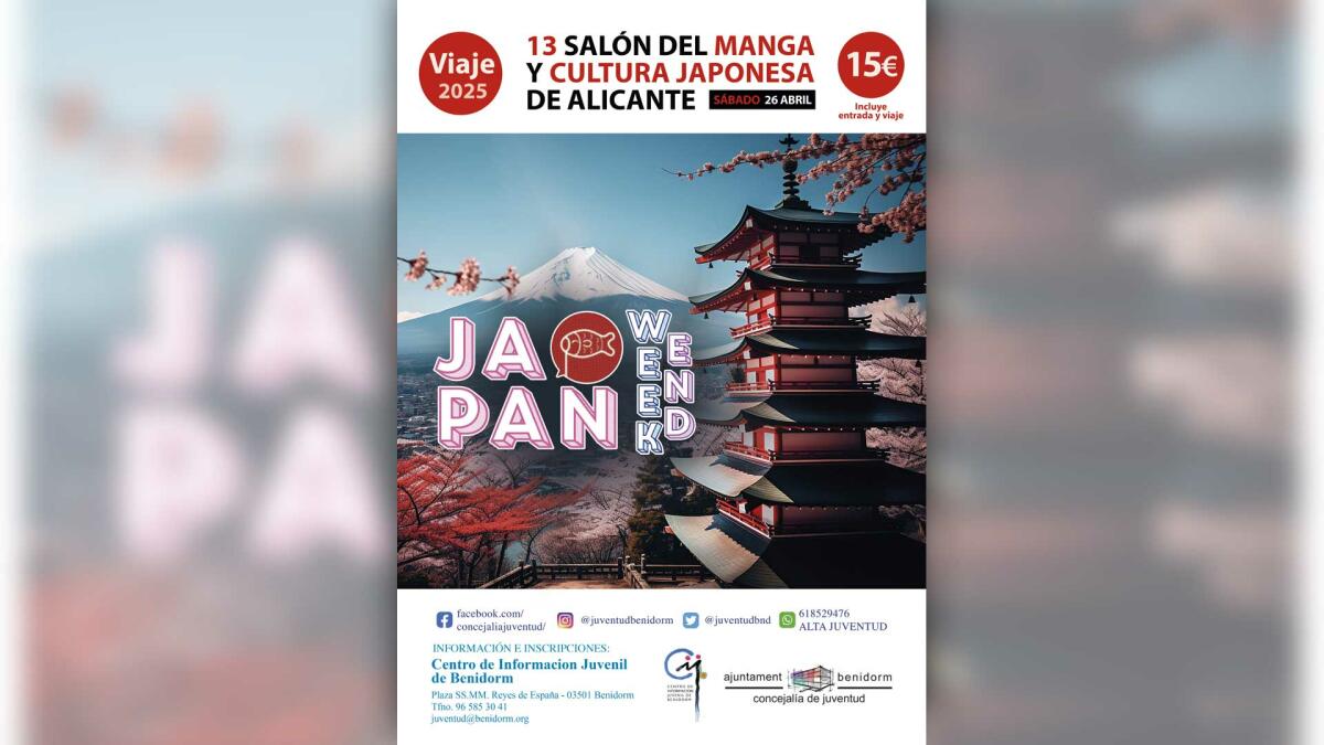 Juventud vuelve a organizar un viaje al Salón del Manga en el Recinto Ferial de Alicante 