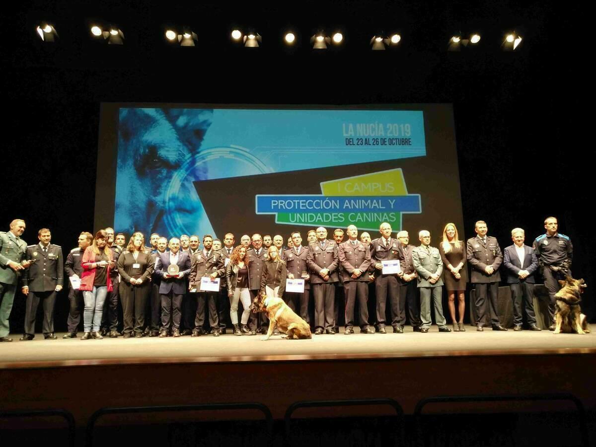 Los mejores perros policiales premiados en La Nucía
