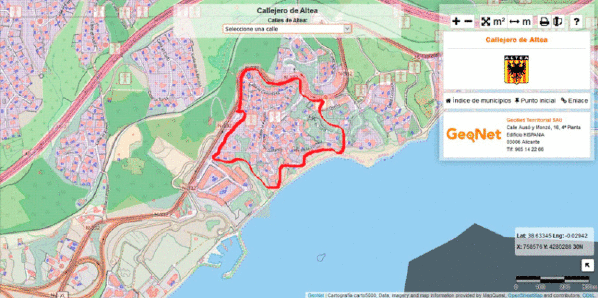 Altea &middot; Ciclo H&iacute;drico anuncia la instalaci&oacute;n y renovaci&oacute;n de redes sanitarias en las urbanizaciones Galera del Mar y Galera Baja