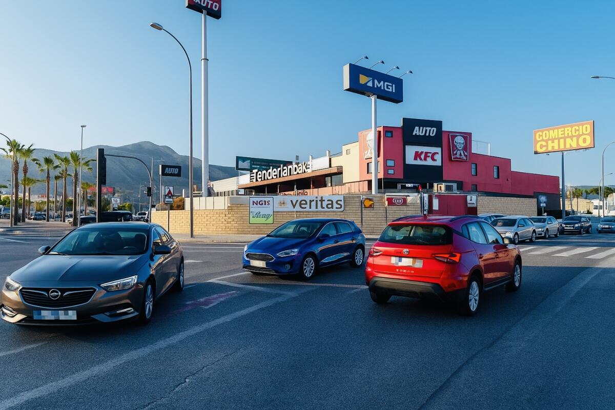 FINESTRAT REORDENA LA CIRCULACIÓN EN EL BULEVAR COMERCIAL PARA ALIVIAR LAS RETENCIONES DE TRÁFICO EN LA AVENIDA FEDERICO GARCÍA LORCA