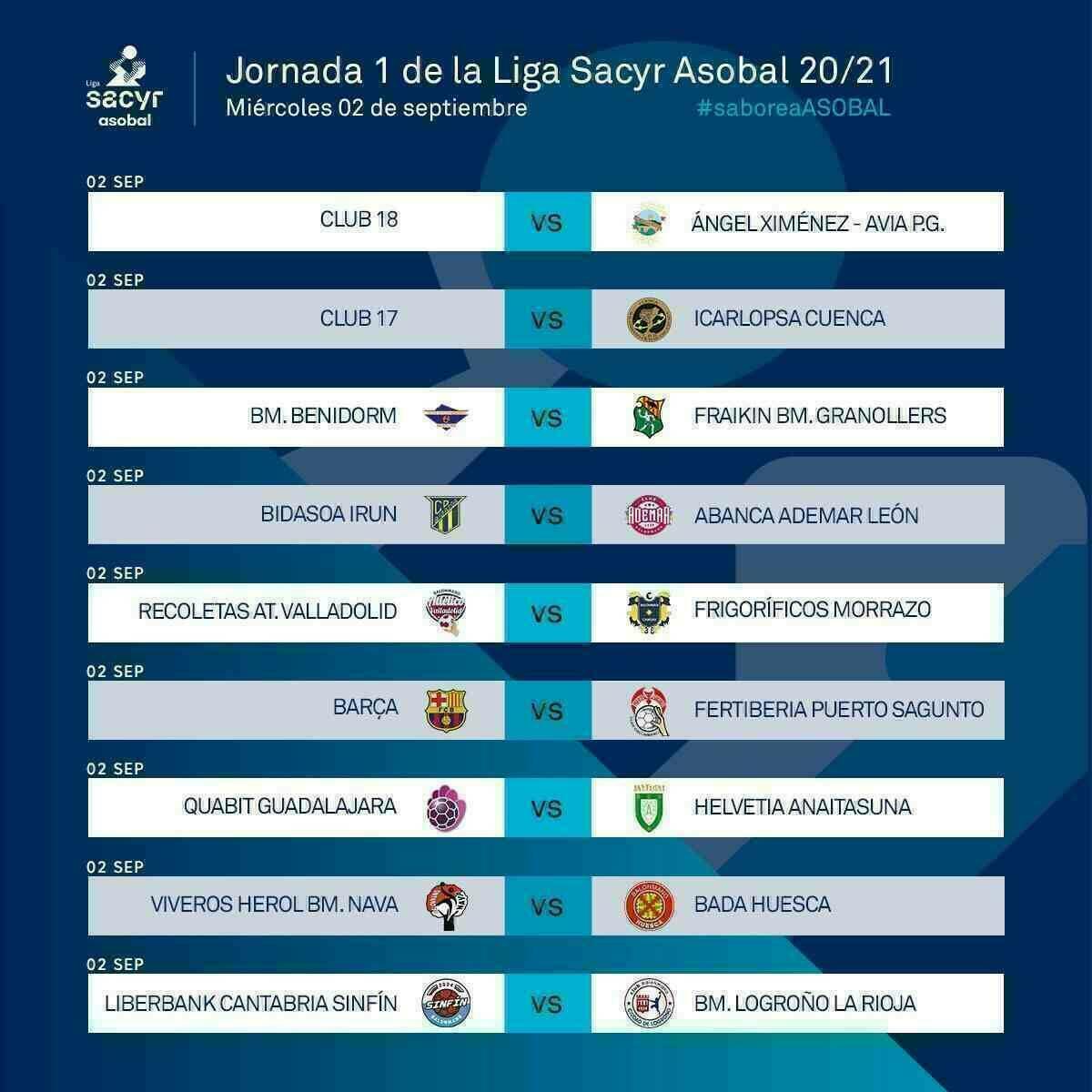 El BM Benidorm ya tiene calendario para la Liga Sacyr Asobal 2020/2021 .