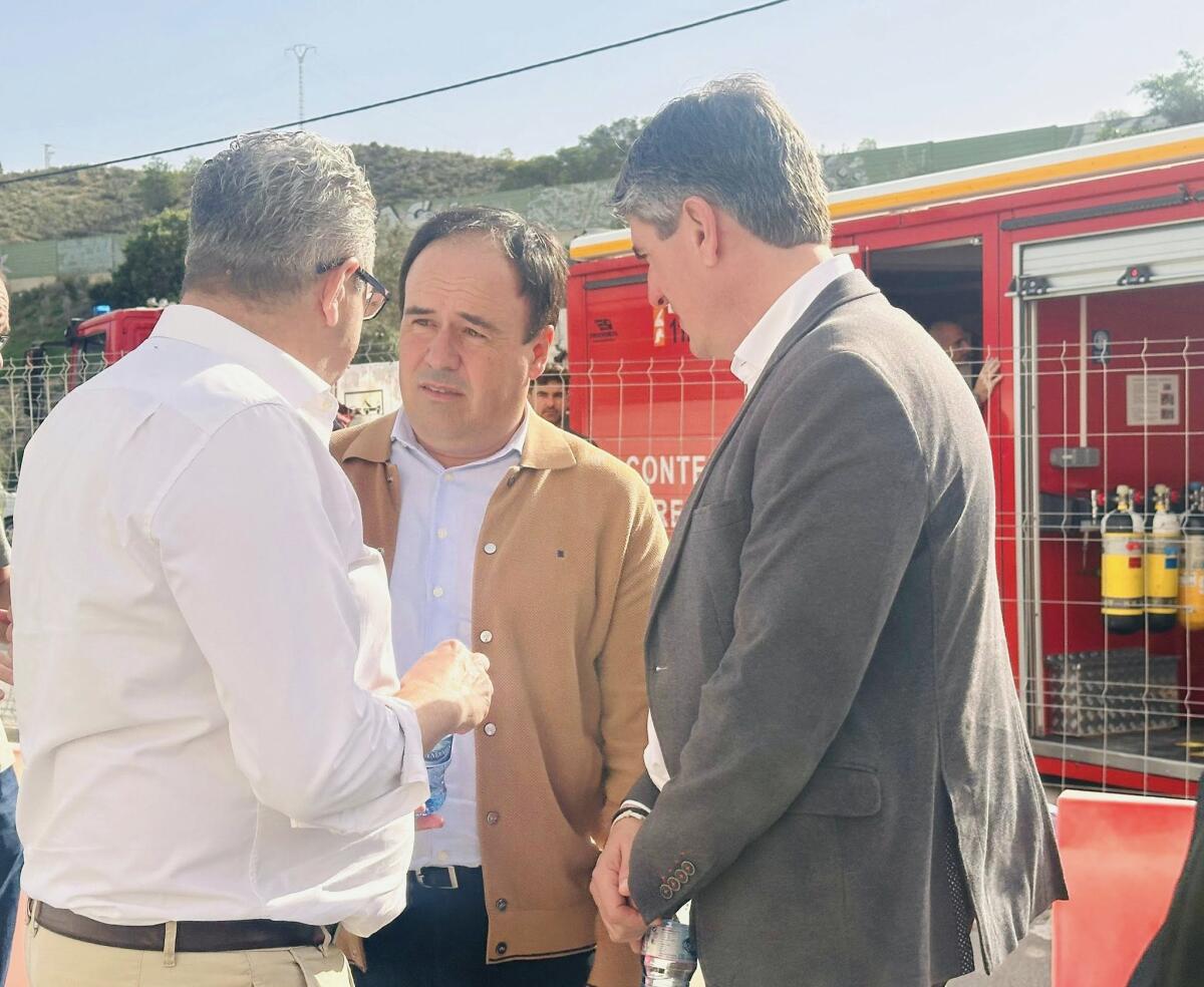 Alcalde Finestrat- Visita hospital (incendio)