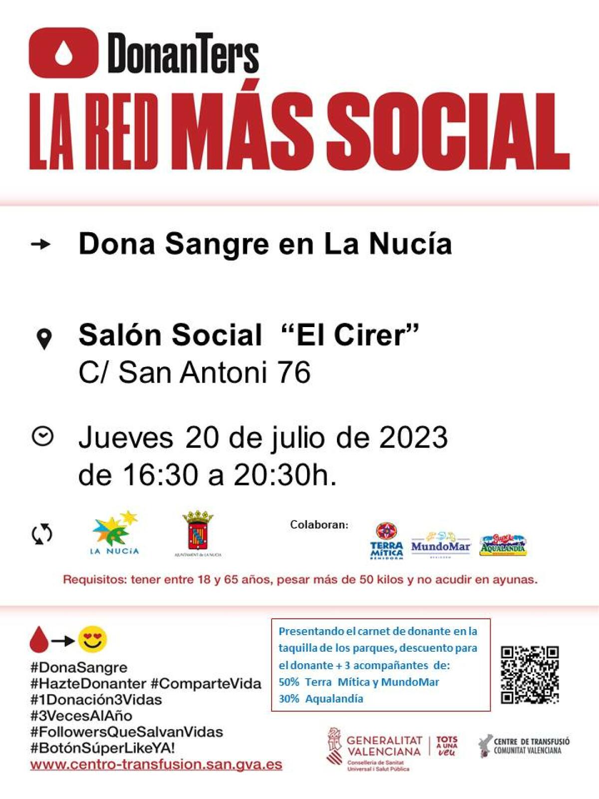 El próximo jueves nueva donación de sangre en el “El Cirer”