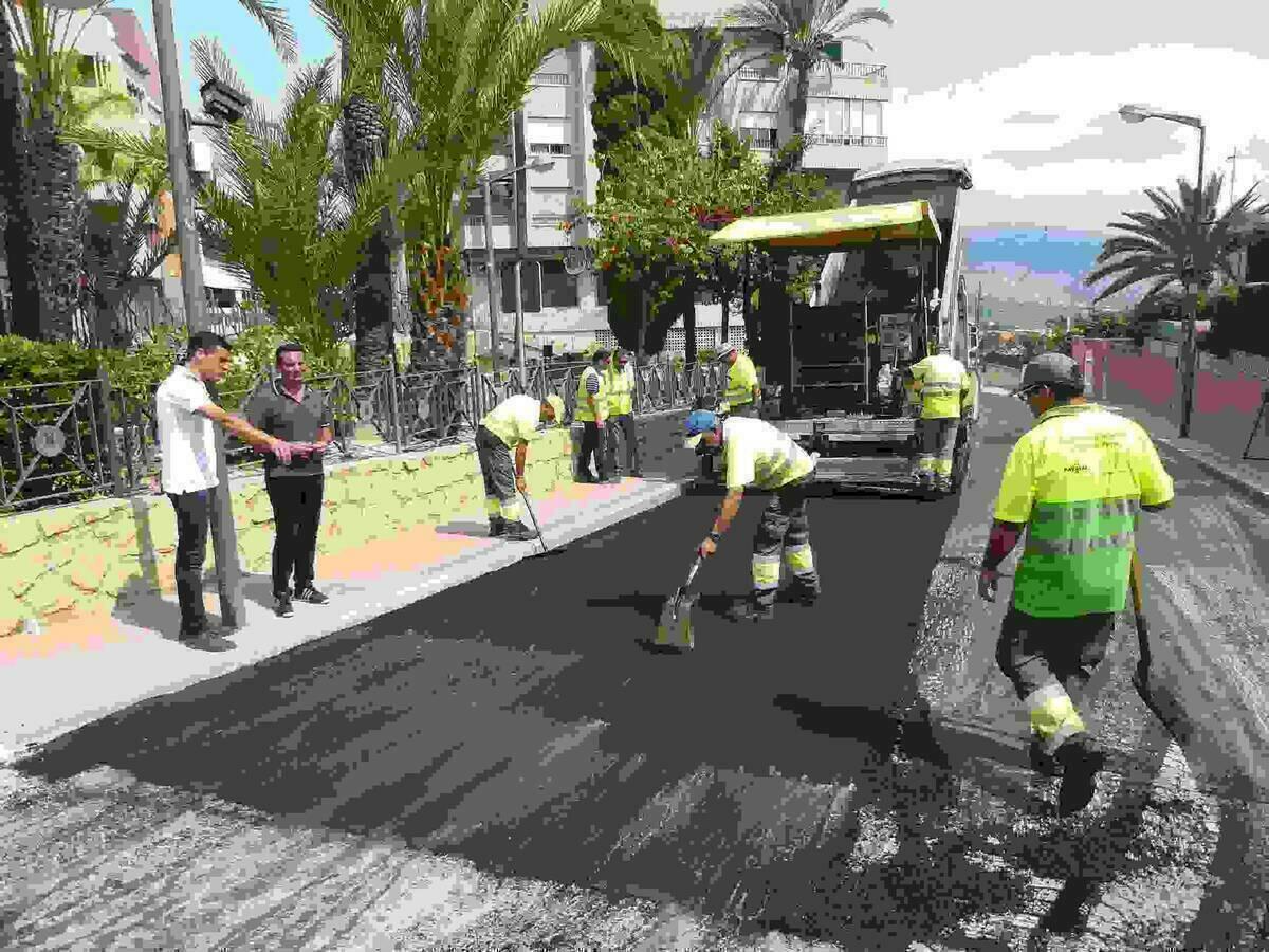 El nuevo asfaltado de la Carretera La Nuc&iacute;a- Altea  mejorar&aacute; la seguridad Vial