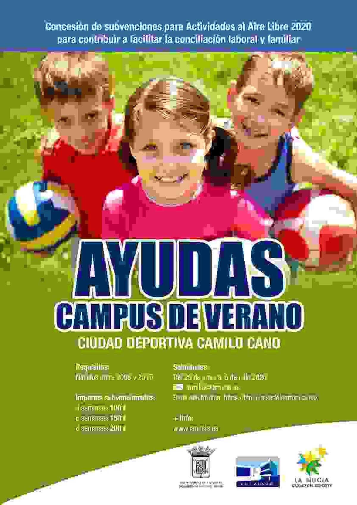 Las nuevas &ldquo;Ayudas a Campus de Verano&rdquo; comienzan hoy.
