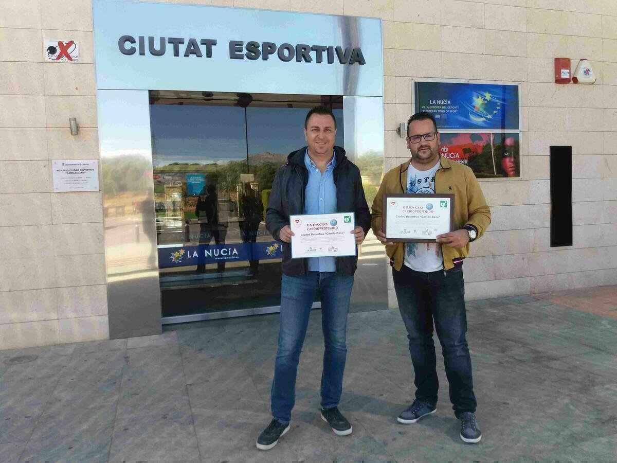 #LaNuciaCiudadDelDeporte renueva su certificado de &ldquo;Espacio Cardioprotegido&rdquo;