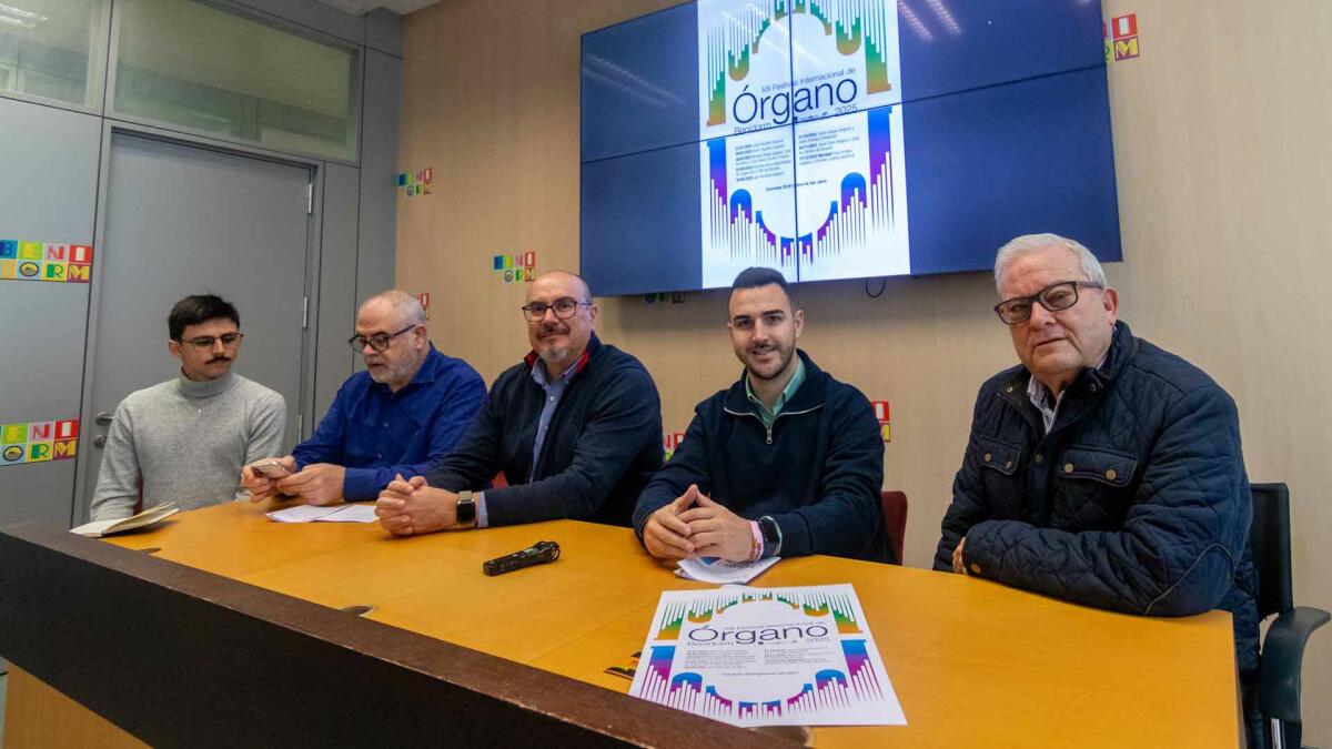 Benidorm inicia este viernes el XIII Festival Internacional de Órgano, que contará con una obra compuesta expresamente para el certamen