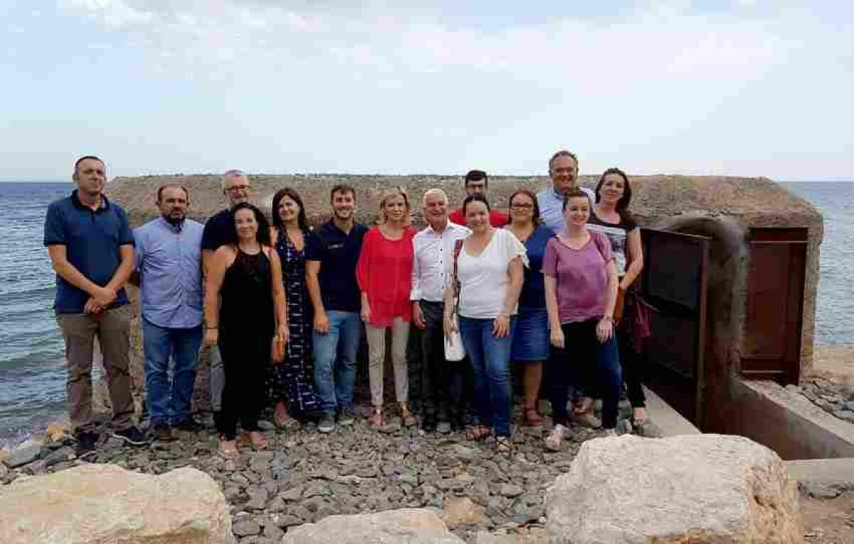 Altea &middot; Se presentan los trabajos de recuperaci&oacute;n del nido de ametralladoras de la Olla con la presencia de la consellera de Justicia