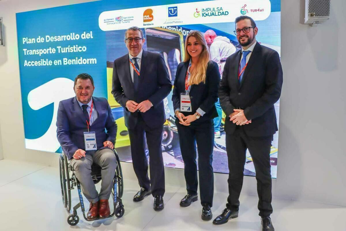 Benidorm presenta en Fitur un plan pionero para mejorar la accesibilidad del transporte turístico