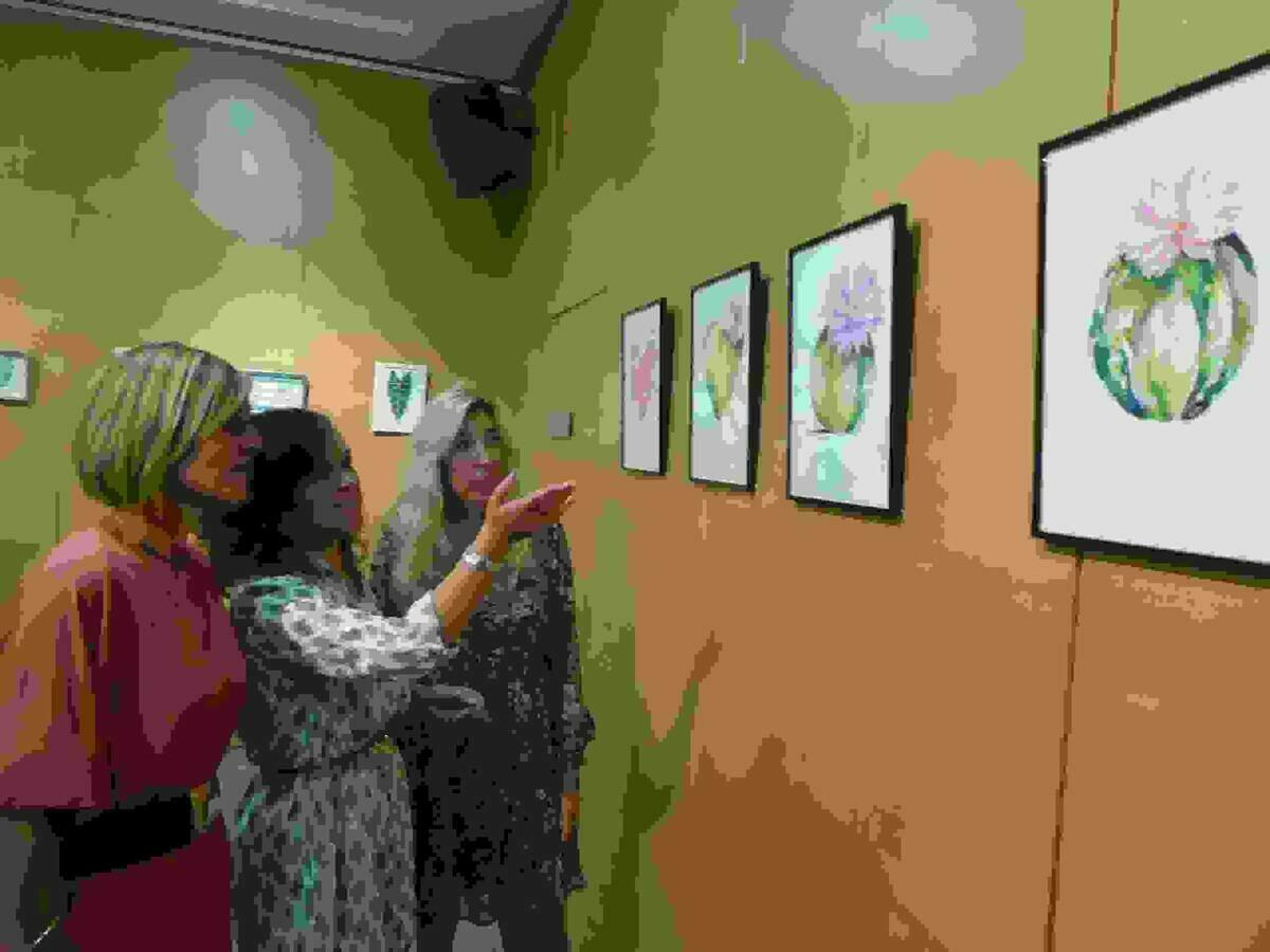 La Nucía · Exposición de Acuarela de Alicia S.W. en el Centre Juvenil