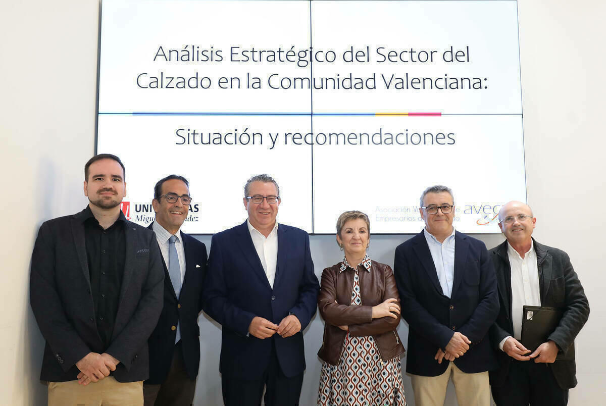 La Diputación, AVECAL y la UMH impulsan un análisis estratégico sobre el sector del calzado en la Comunitat Valenciana 