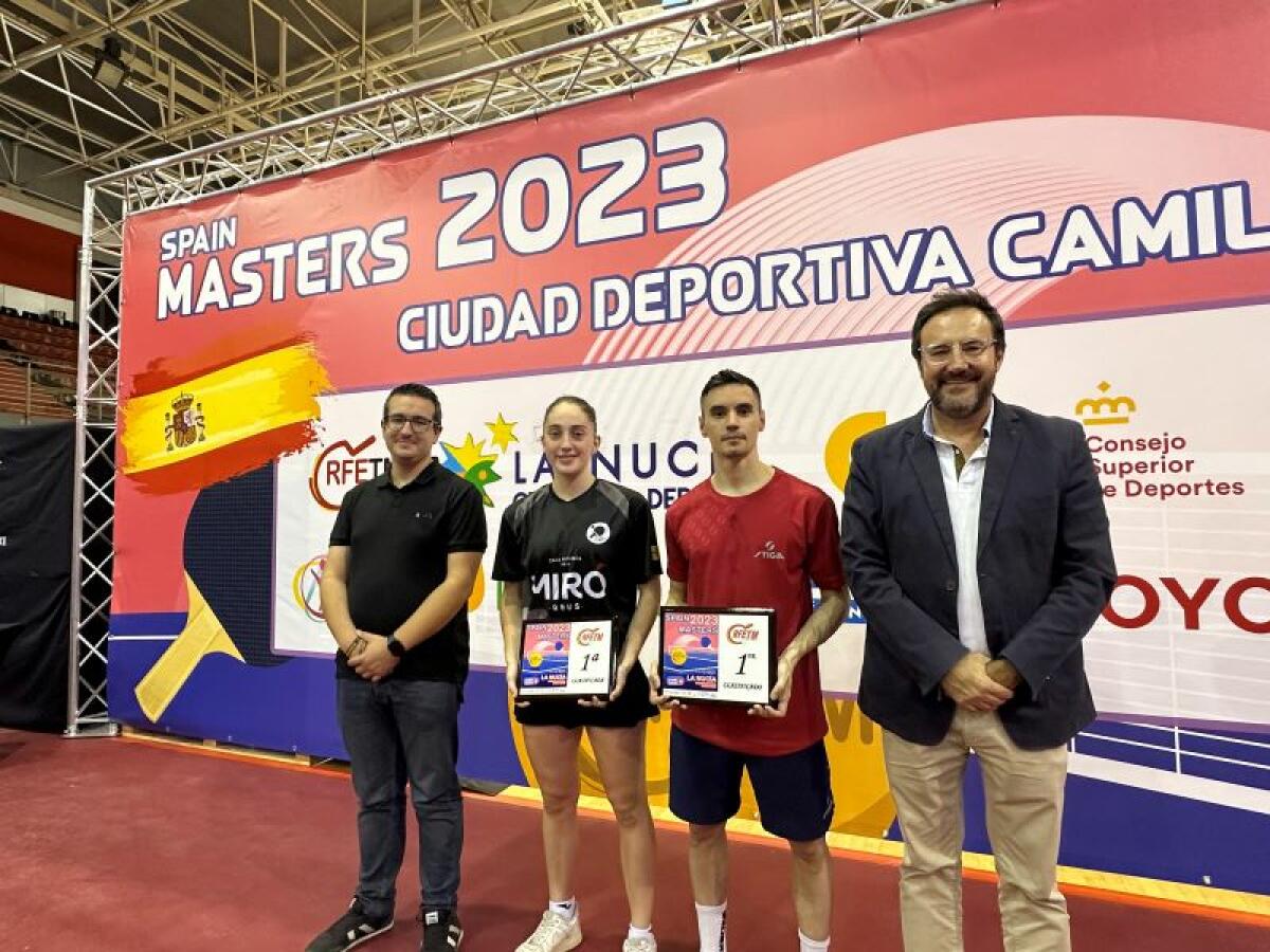 Elvira Rad y Carlos Franco ganan el “Spain Masters” de Tenis de Mesa en La Nucía