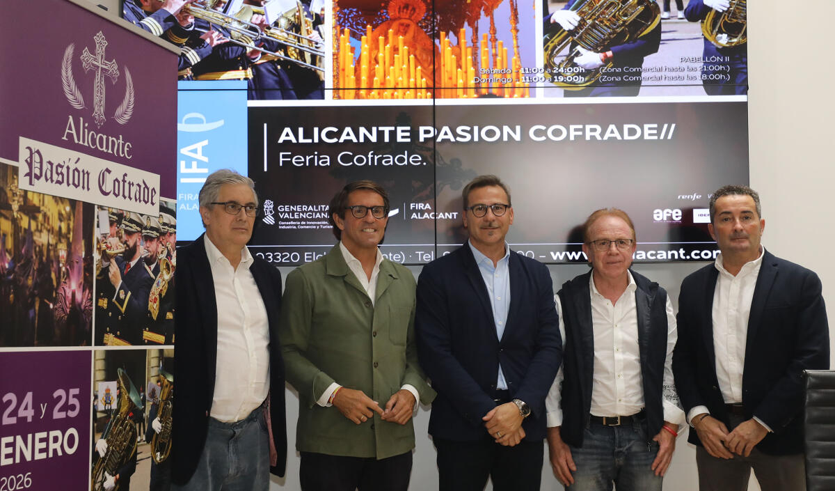 Fira Alacant celebrará en enero la primera edición de “Alicante Pasión Cofrade”