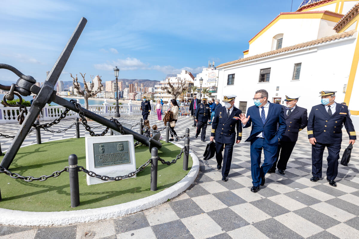 Ayuntamiento de Benidorm y Fundación Frax rinden homenaje a la Armada Española