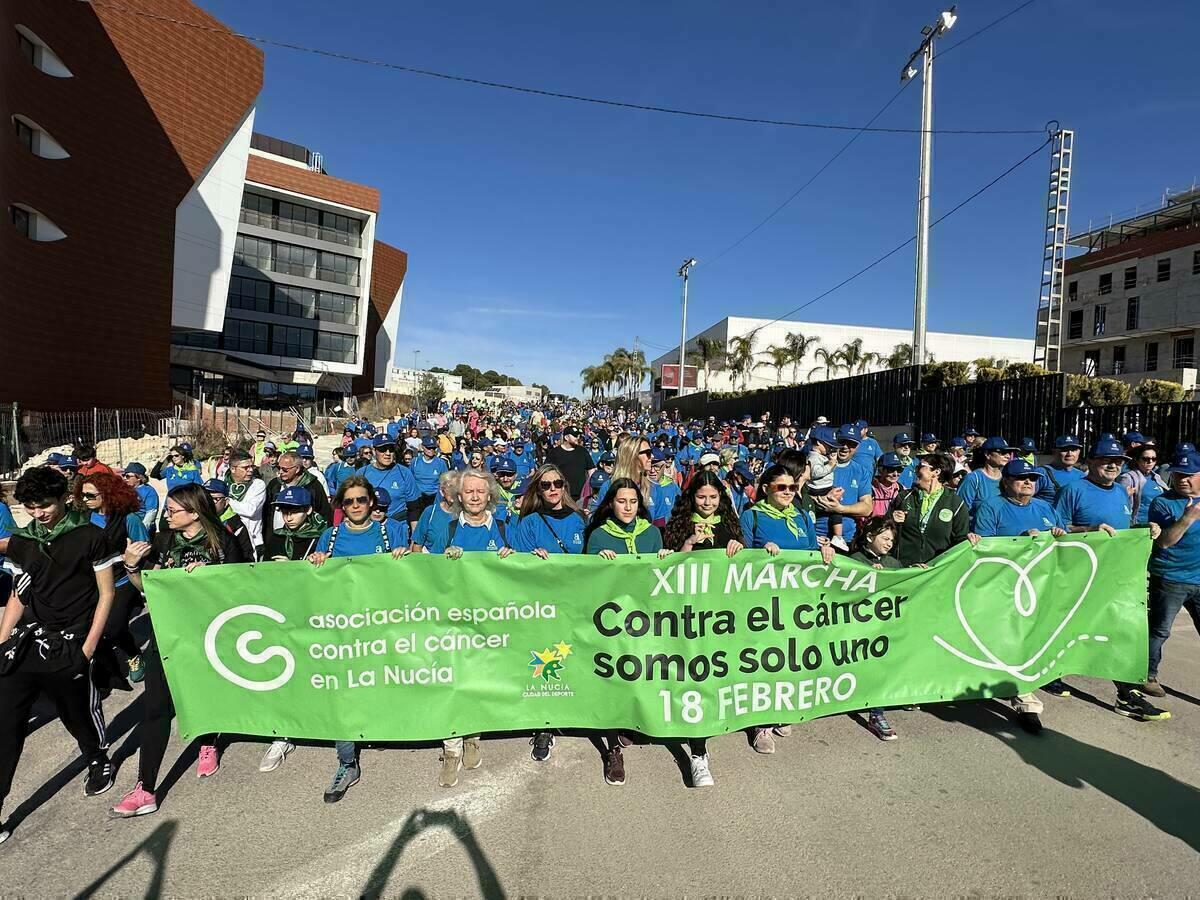 La XIII Marcha Solidaria del Cáncer reunió a más de 4.000 personas 