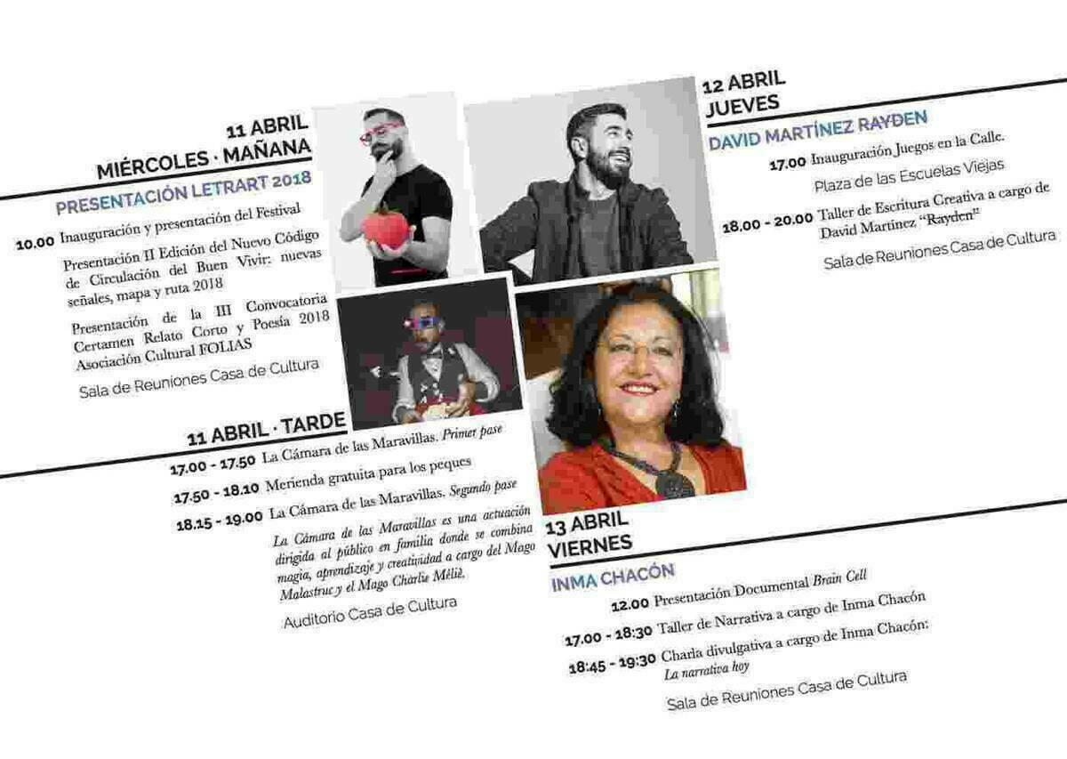 Ha sido presentado el II Festival Letrart dedicado a las artes, poes&iacute;a y literatura