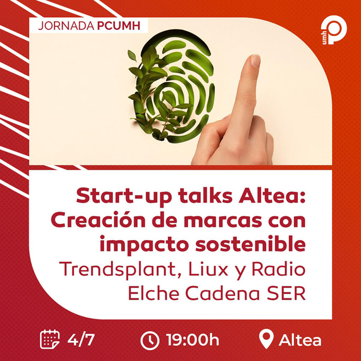 Altea Emprende organiza una sesión sobre creación de marcas con impacto sostenible con los casos de éxito de Trendsplant, Liux y Cadena SER