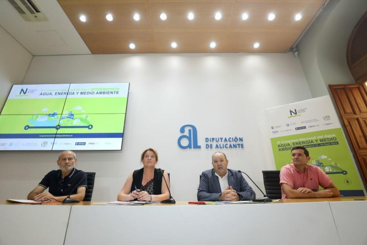 El efecto de la crisis energética en la gestión hídrica centrará el IV Congreso Nacional del Agua que impulsa la Diputación 