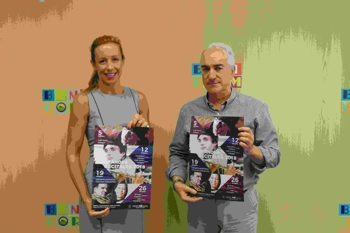  Benidorm &middot; Cultura presenta el ciclo &lsquo;Grandes Recitales 2018&rsquo; que se celebra todos los viernes del mes de octubre